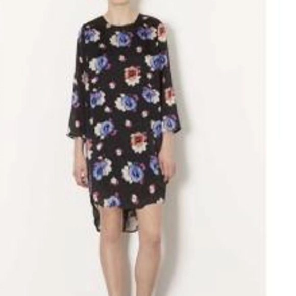 TOPSHOP Floral Shift Dress size 4 NEW - Picture 4 of 8